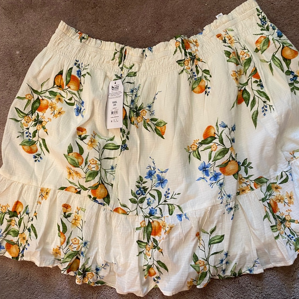 Elastic waist skirt